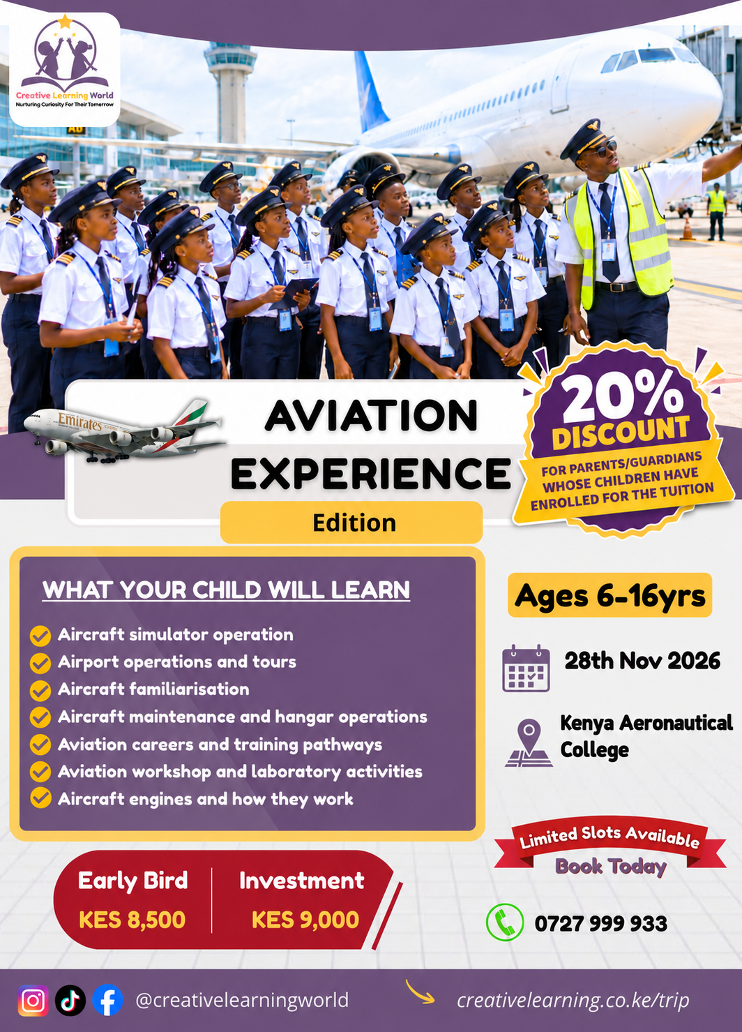 Creative Learning World Aviation Experience